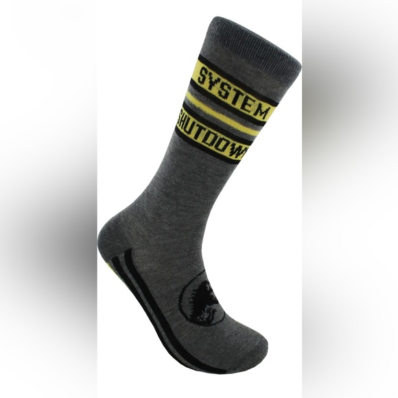 Jurassic Park Men's Crew Socks, 2-Pack, Shoe Size 6.5-12 NWT - Picture 3 of 7